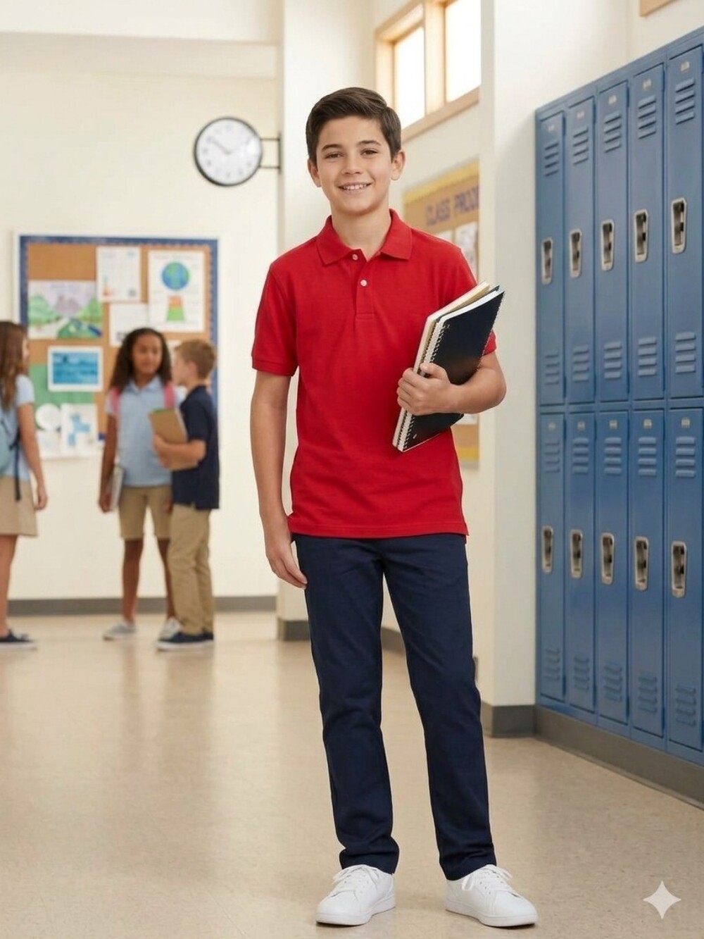 The Children's Place Red Polo Shirt - Short Sleeve